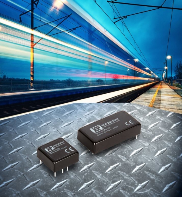 Les convertisseurs DC-DC à large plage de tensions d'entrée de XP Power ciblent les applications ferroviaires